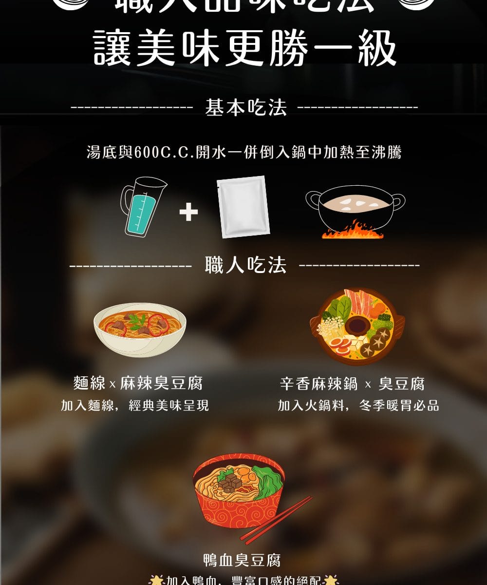 湯麵、火鍋的手繪插圖